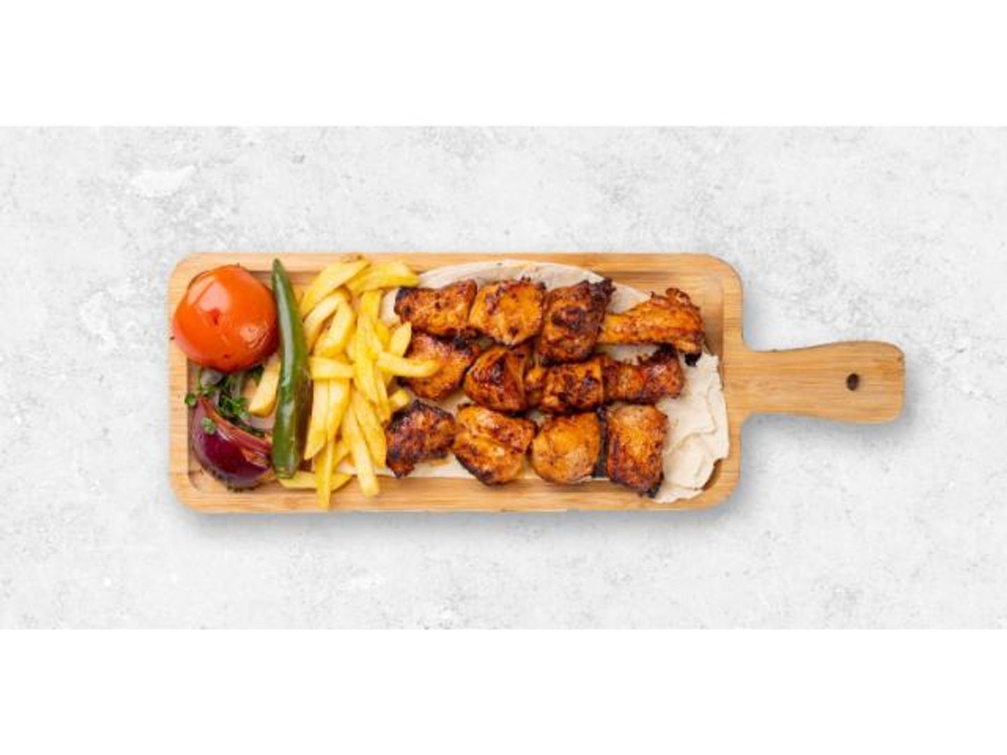 شيش طاووق - مع خبز