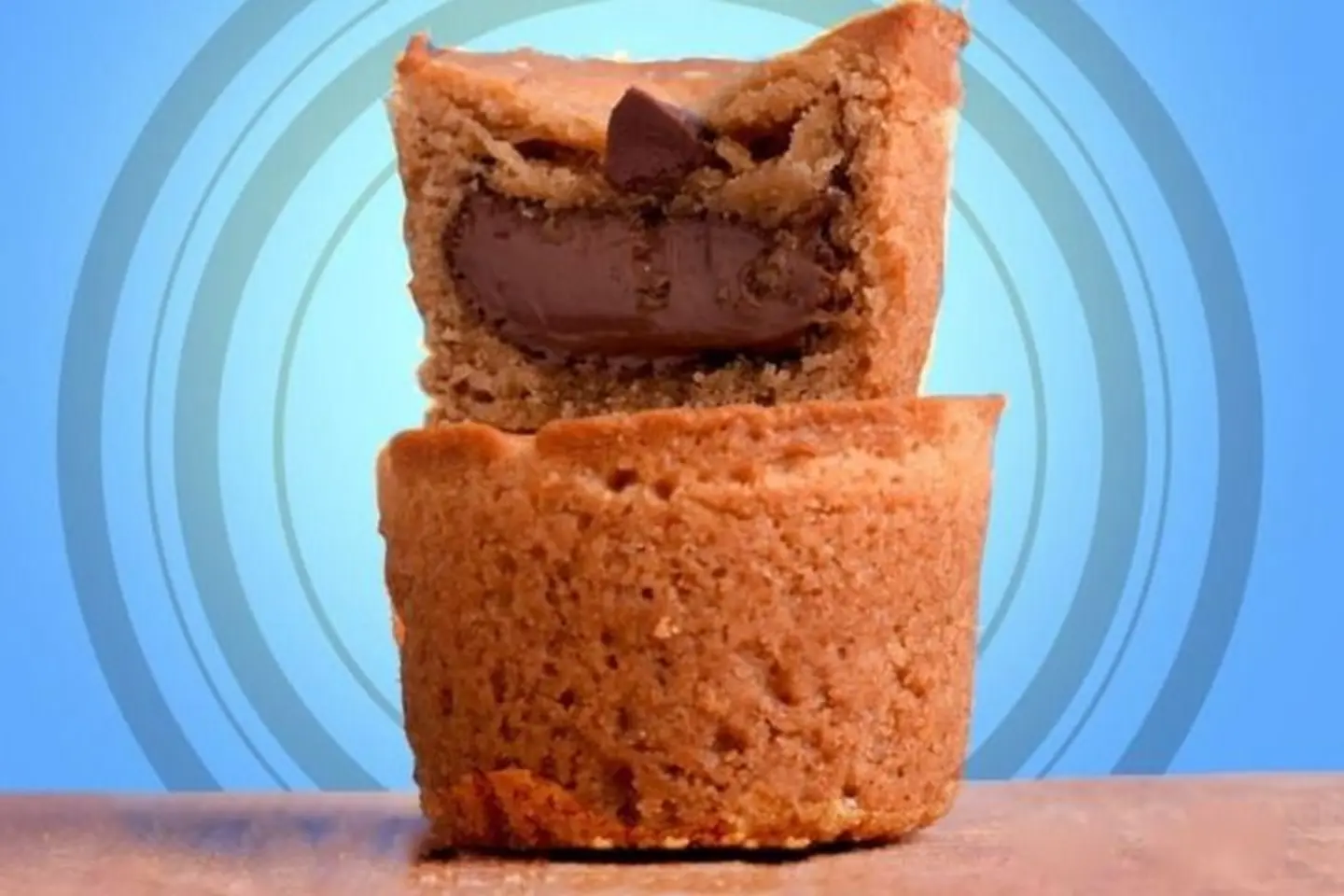 Chocolate Hazelnut Cup Cookies - One Piece