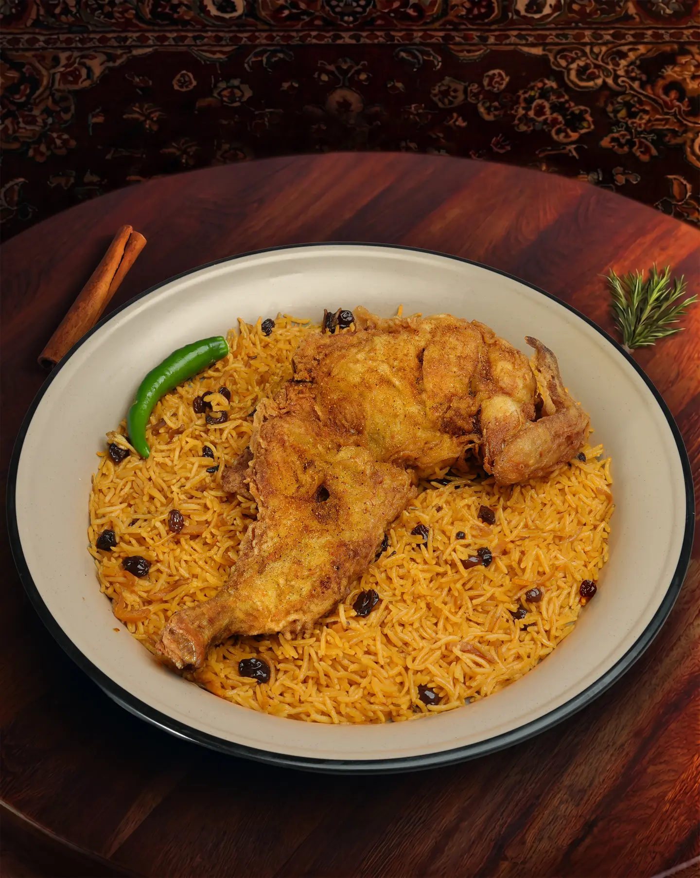 Half Fried Chicken - Without Rice