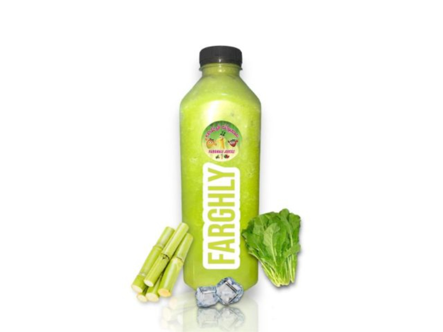 عصير قصب بالجرجير - جالون لتر ونصف