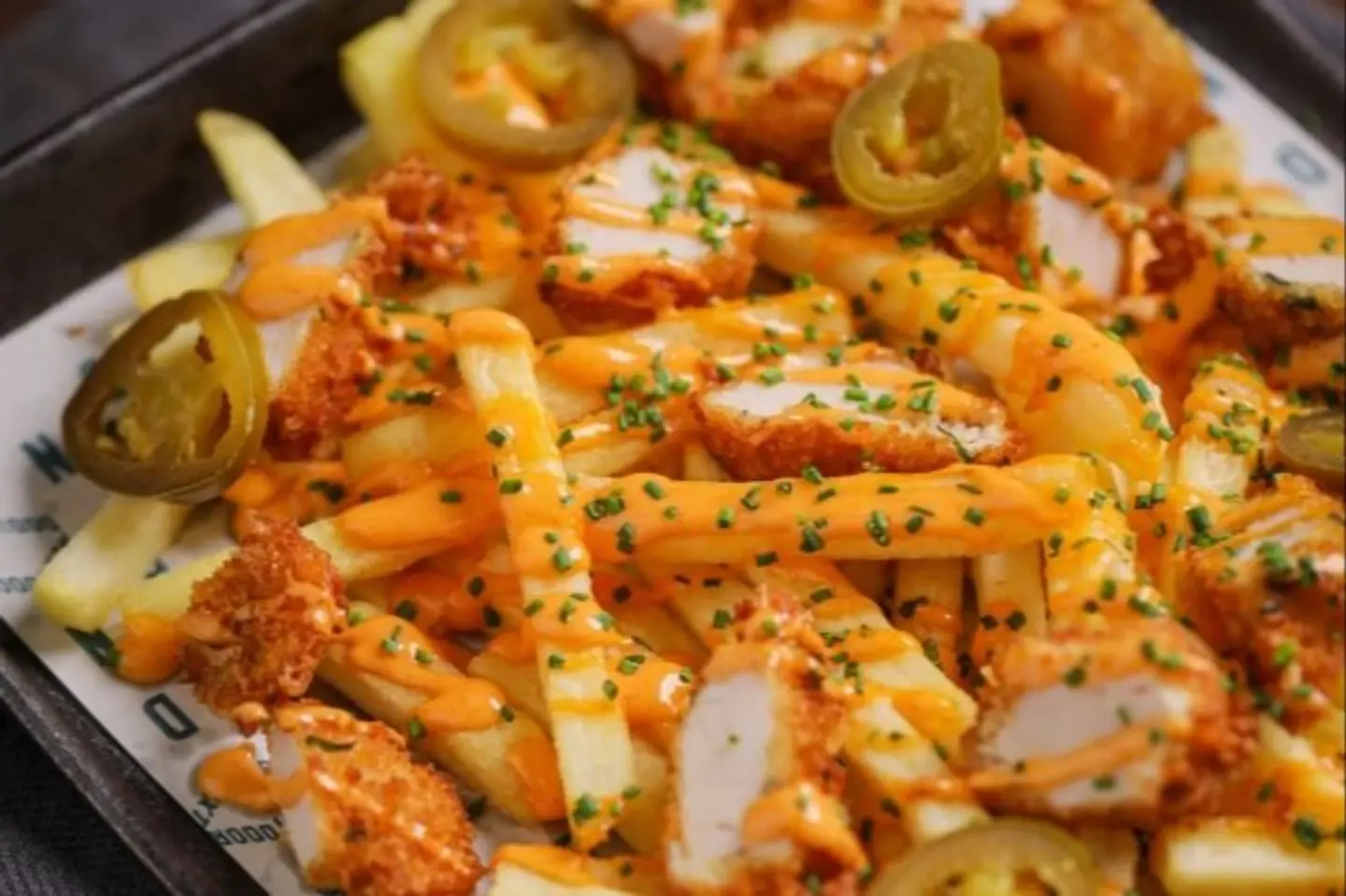 Fries And Chicken Plate - Cheese