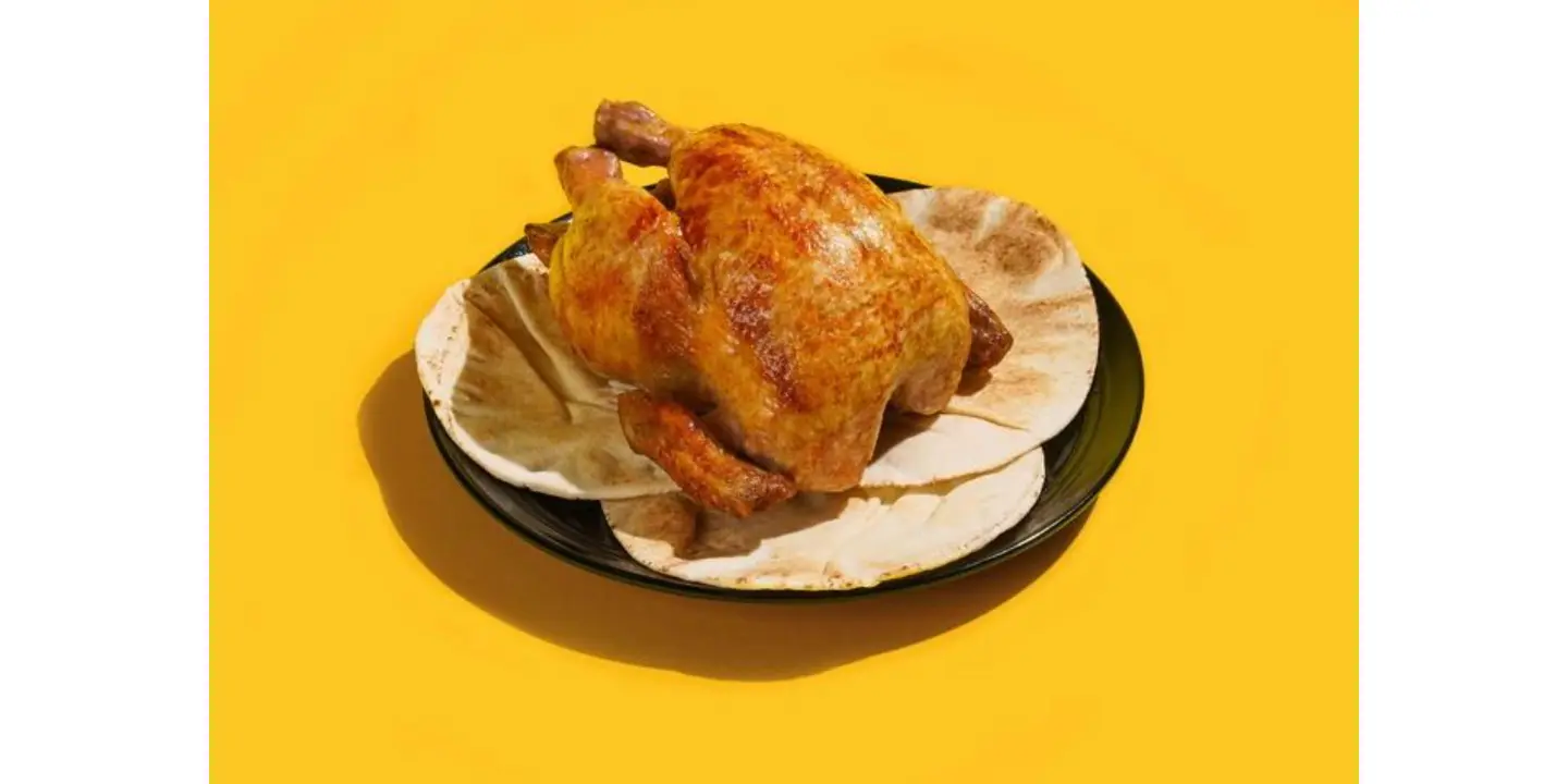 دجاج شواية سادة - ربع دجاجة