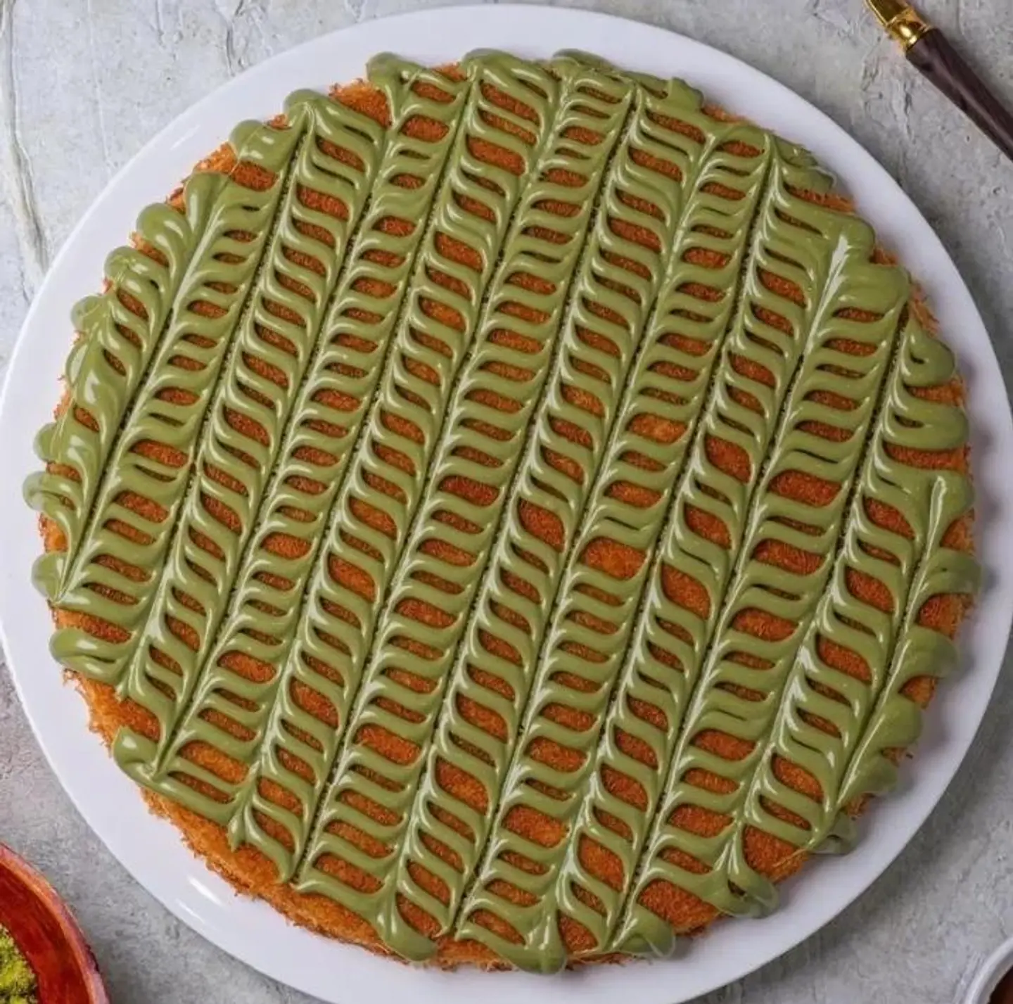 Kunafa Stuffed With Pistachio Plain - Mini