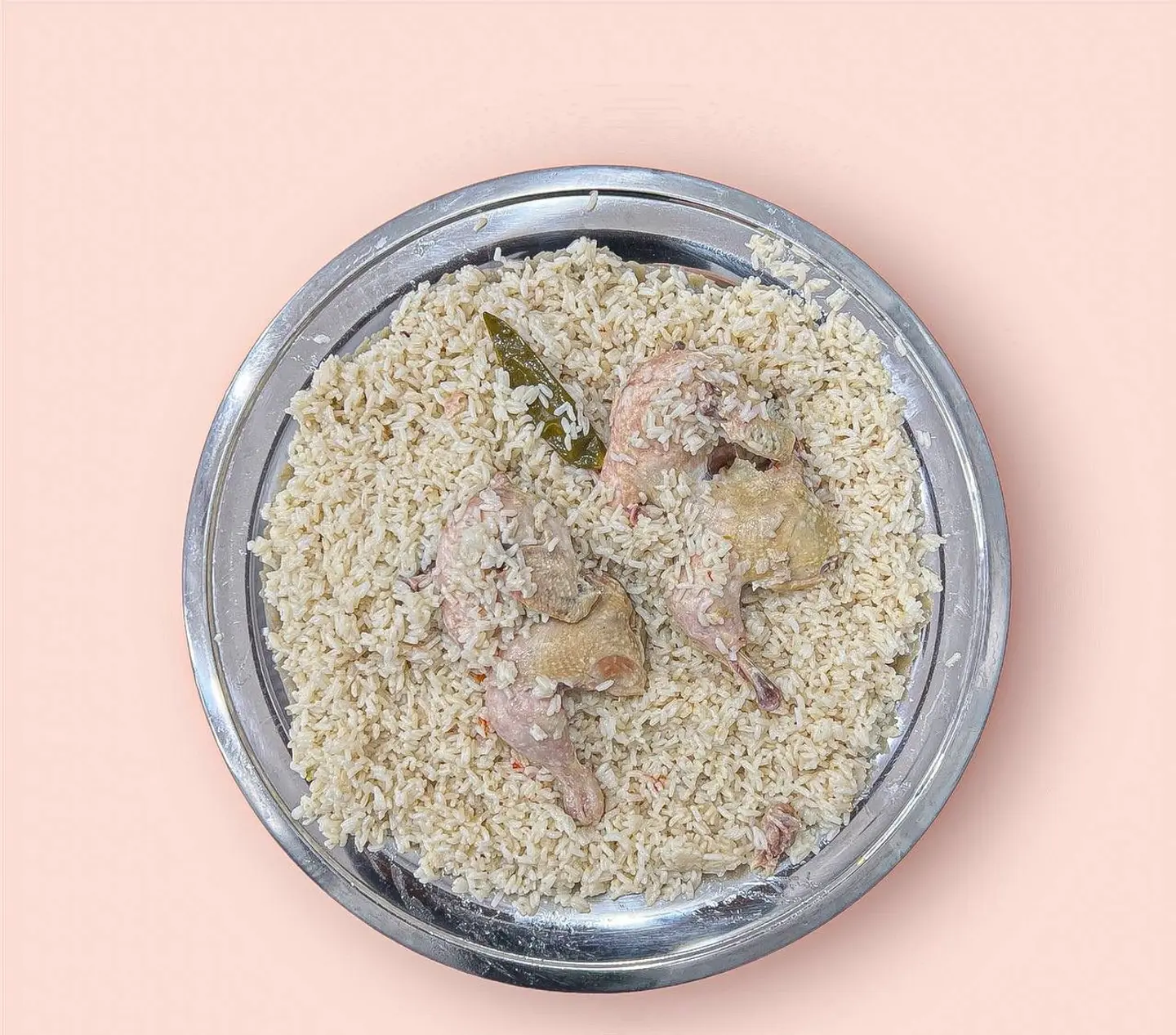 كبسة سعود دجاج ابيض - نص حبة دجاج