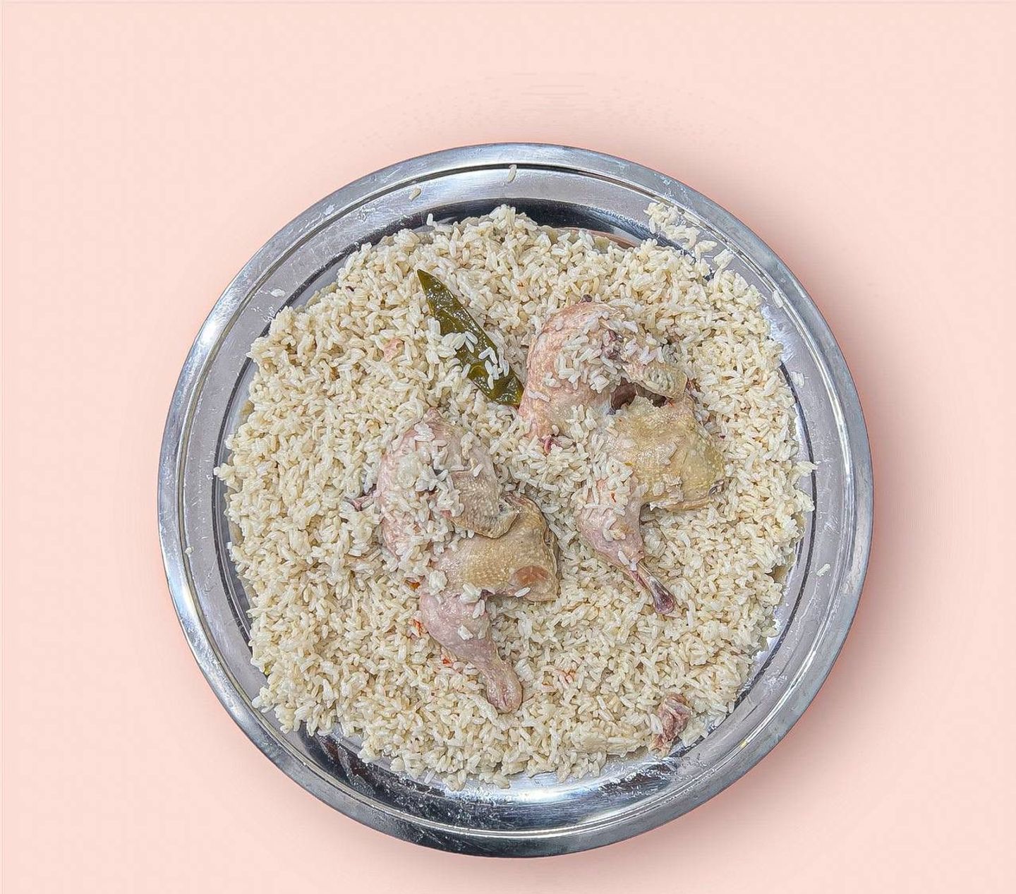 كبسة سعود دجاج ابيض - نص حبة دجاج