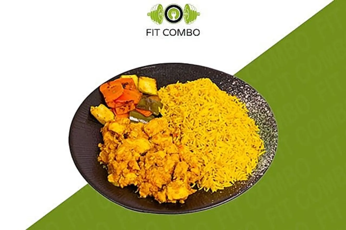 دجاج مسالا - رز اصفر مدخن