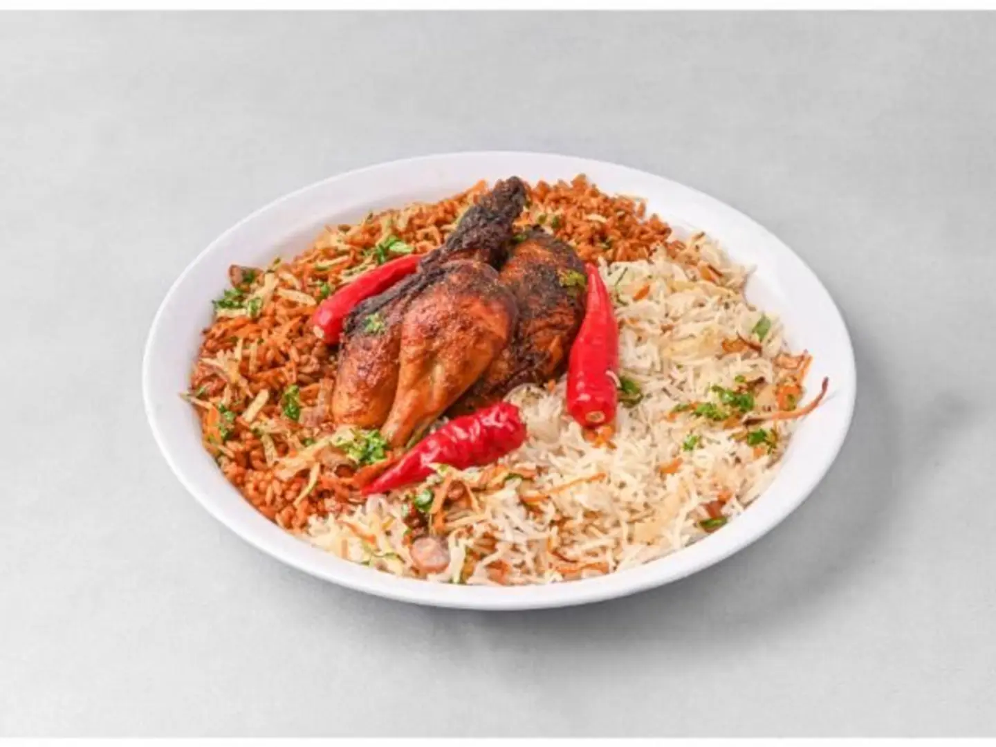 Half Grilled Chicken - Without Rice