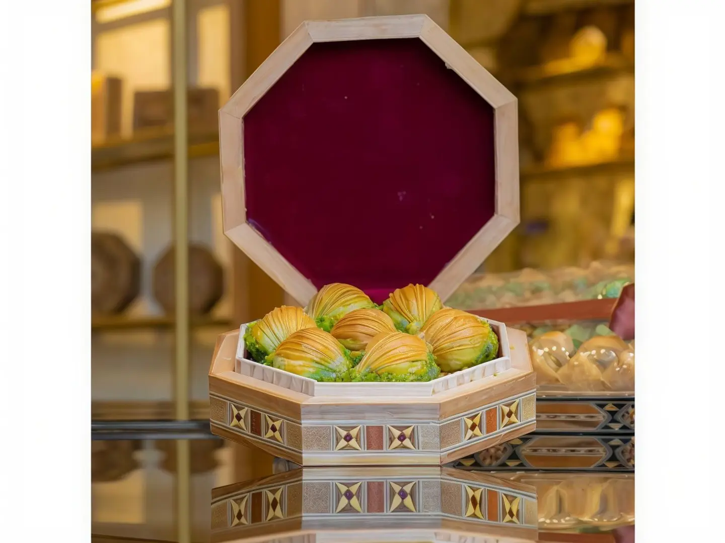 بقلاوة صدفة بالفستق - 500 جرام