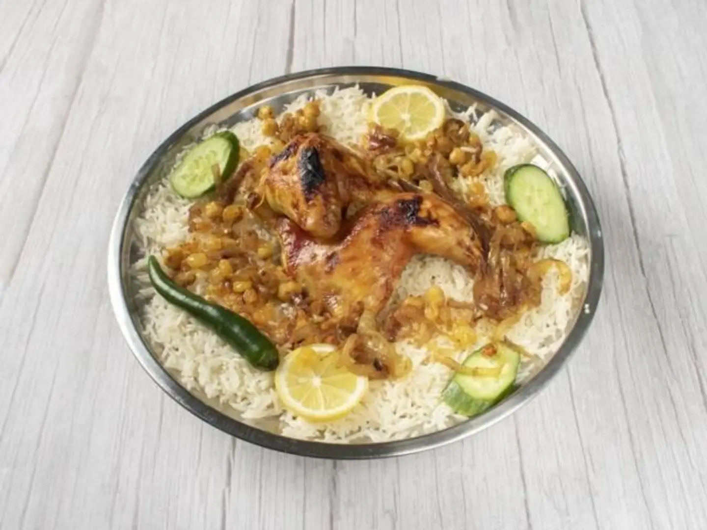 دجاج مزيونة - حبة دجاج مزيونة مع الارز