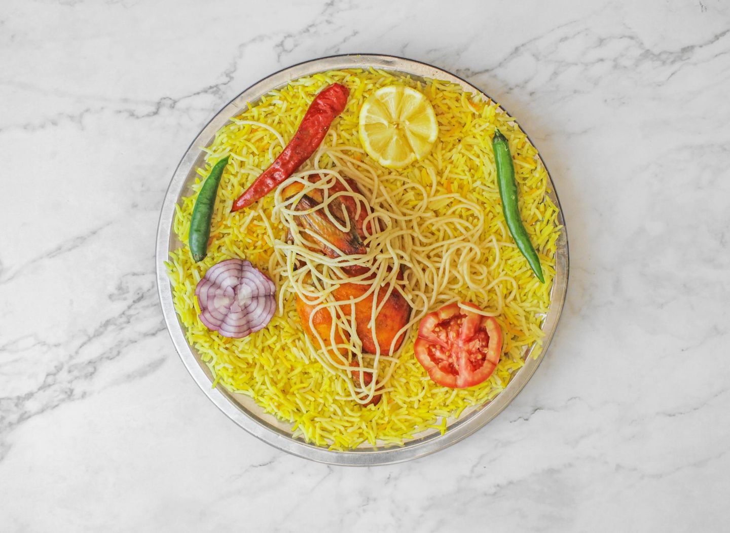 دجاج مندي - نص حبة