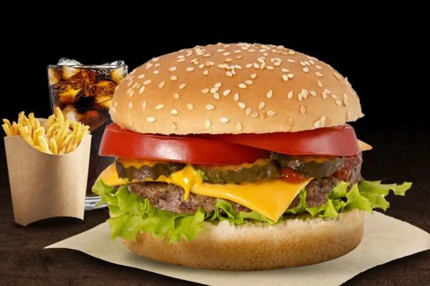 Naimi Meat Burger Meal - Single Naimi Meat Burger