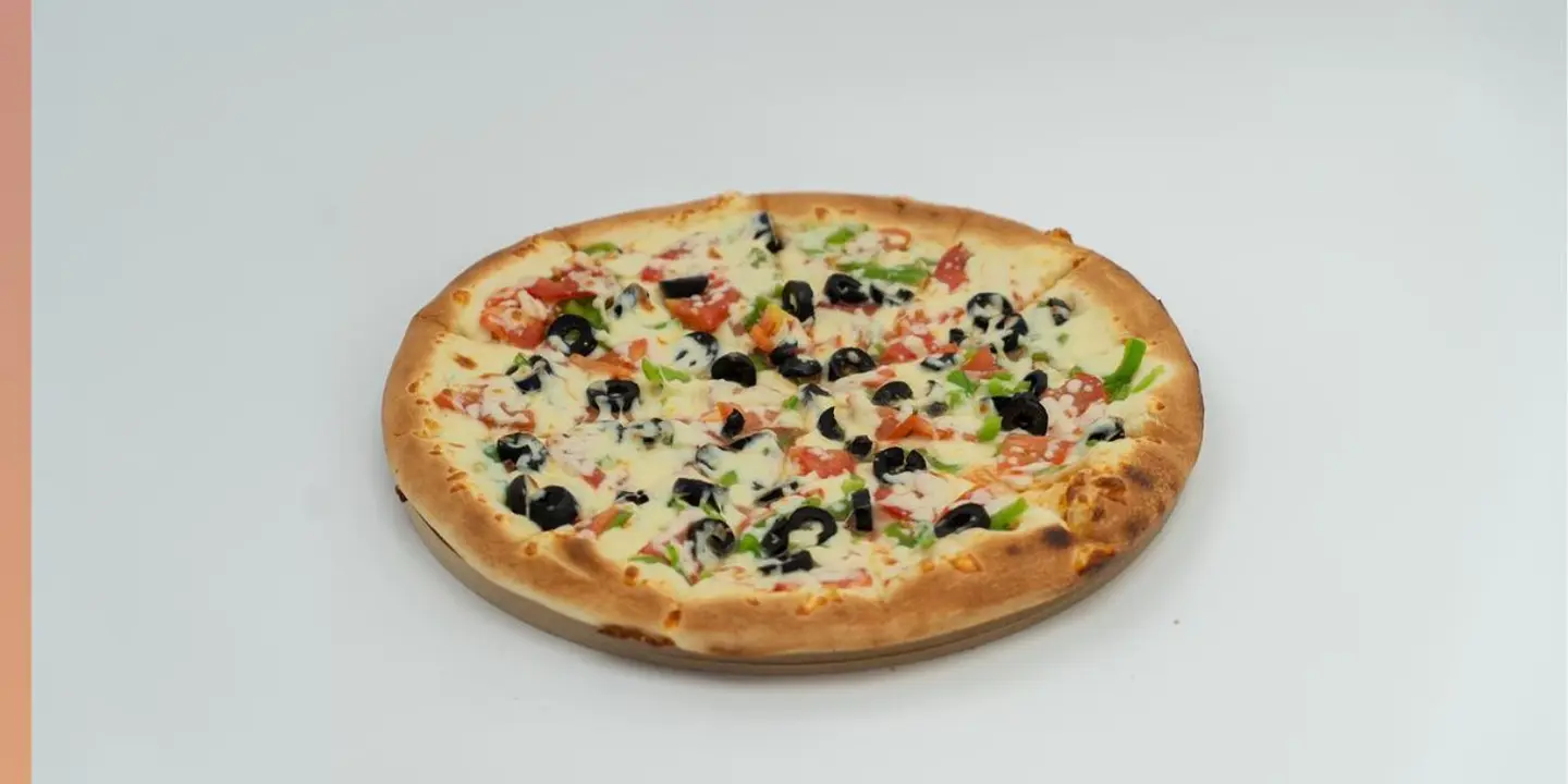 Cream Cheese Pizza With Vegetables - Small