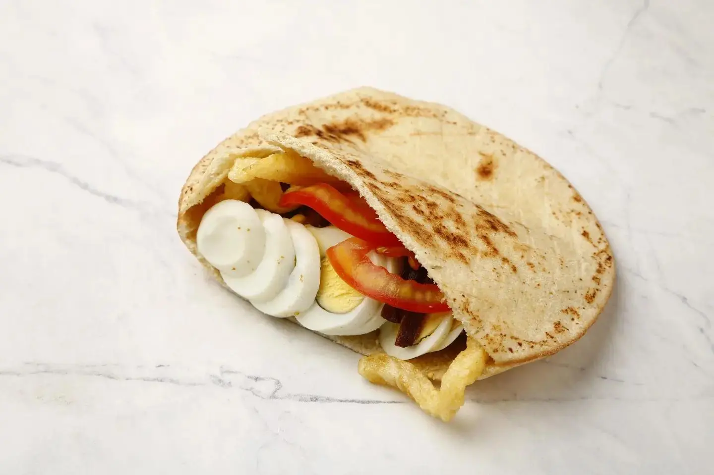 Falafel With Egg And Hummus - Regular
