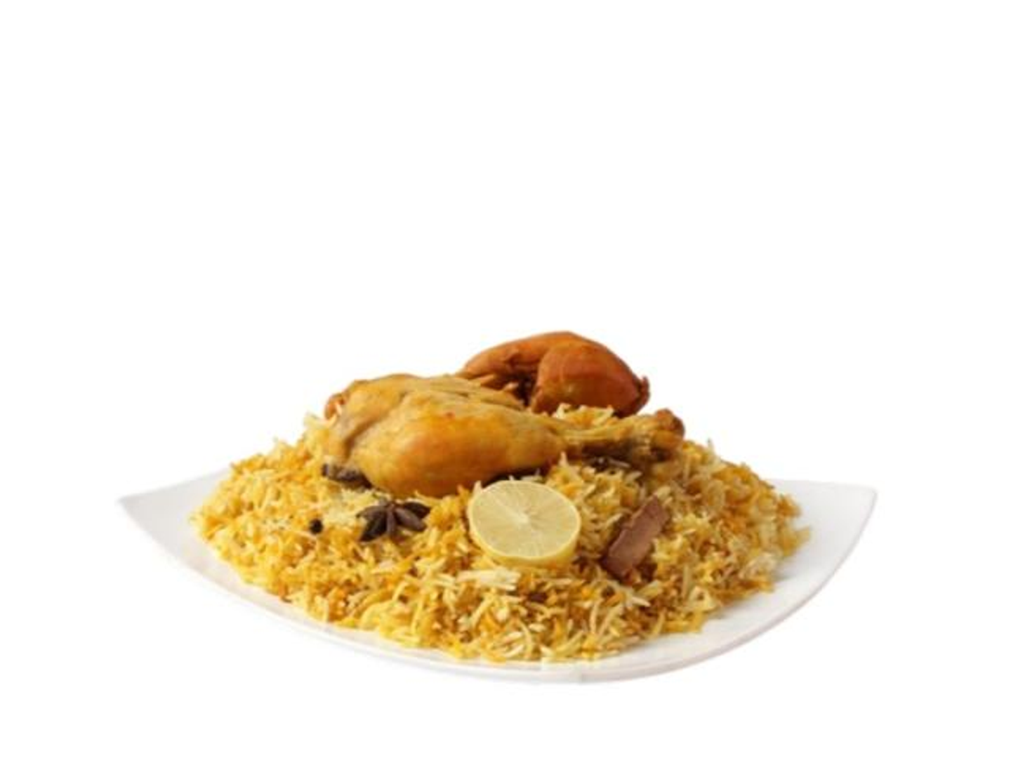 دجاج برياني - نص حبة دجاج