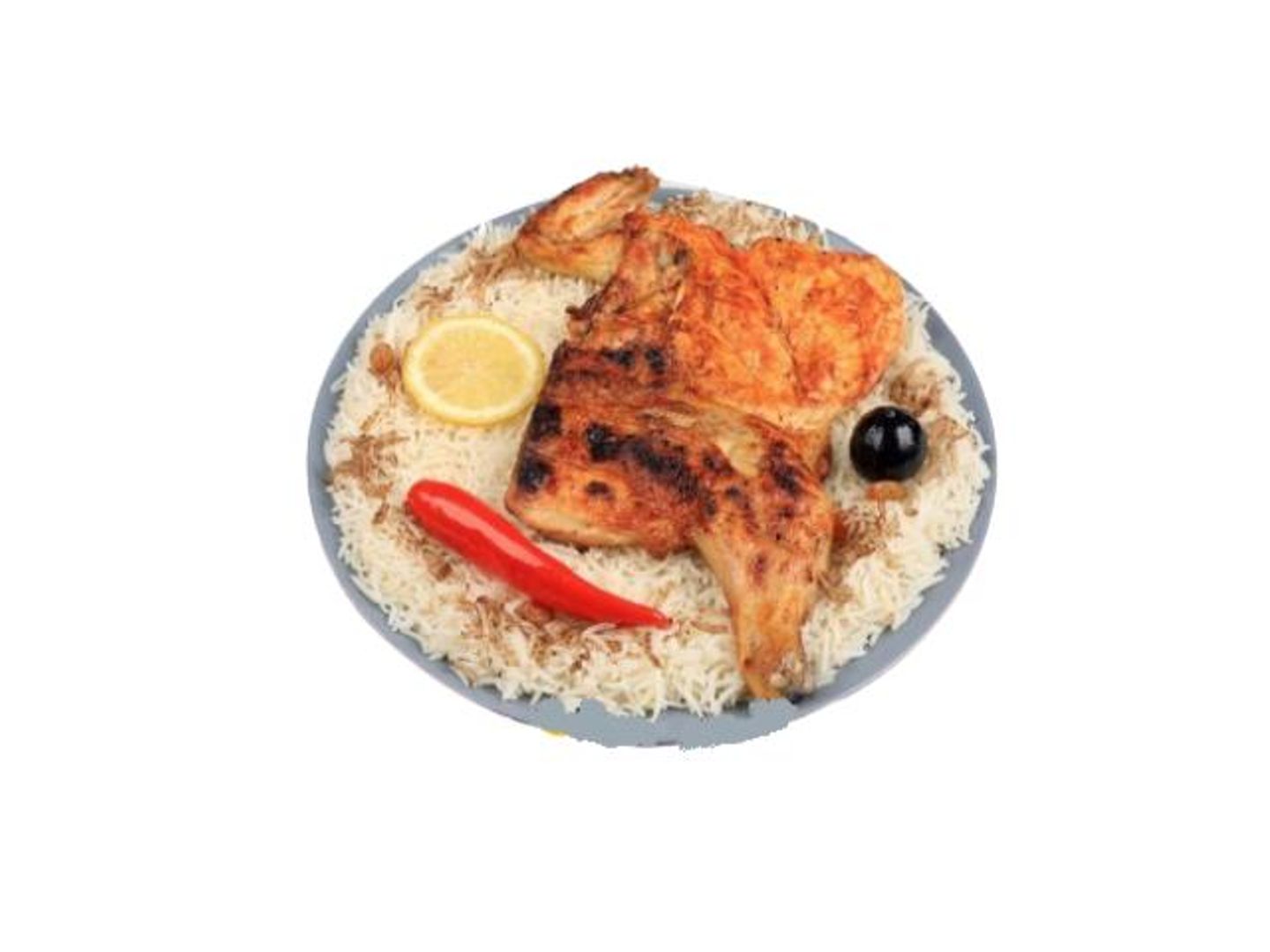 Chicken On Charcoal - Half Chicken Without Rice