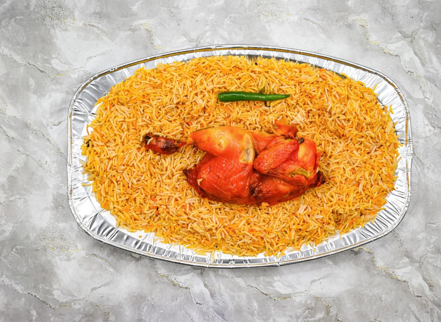 دجاج مندي - نص حبة دجاج