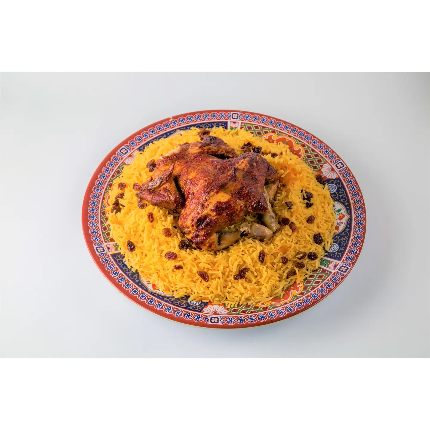Grilled Chicken With Rice - Quarter Of A Chicken
