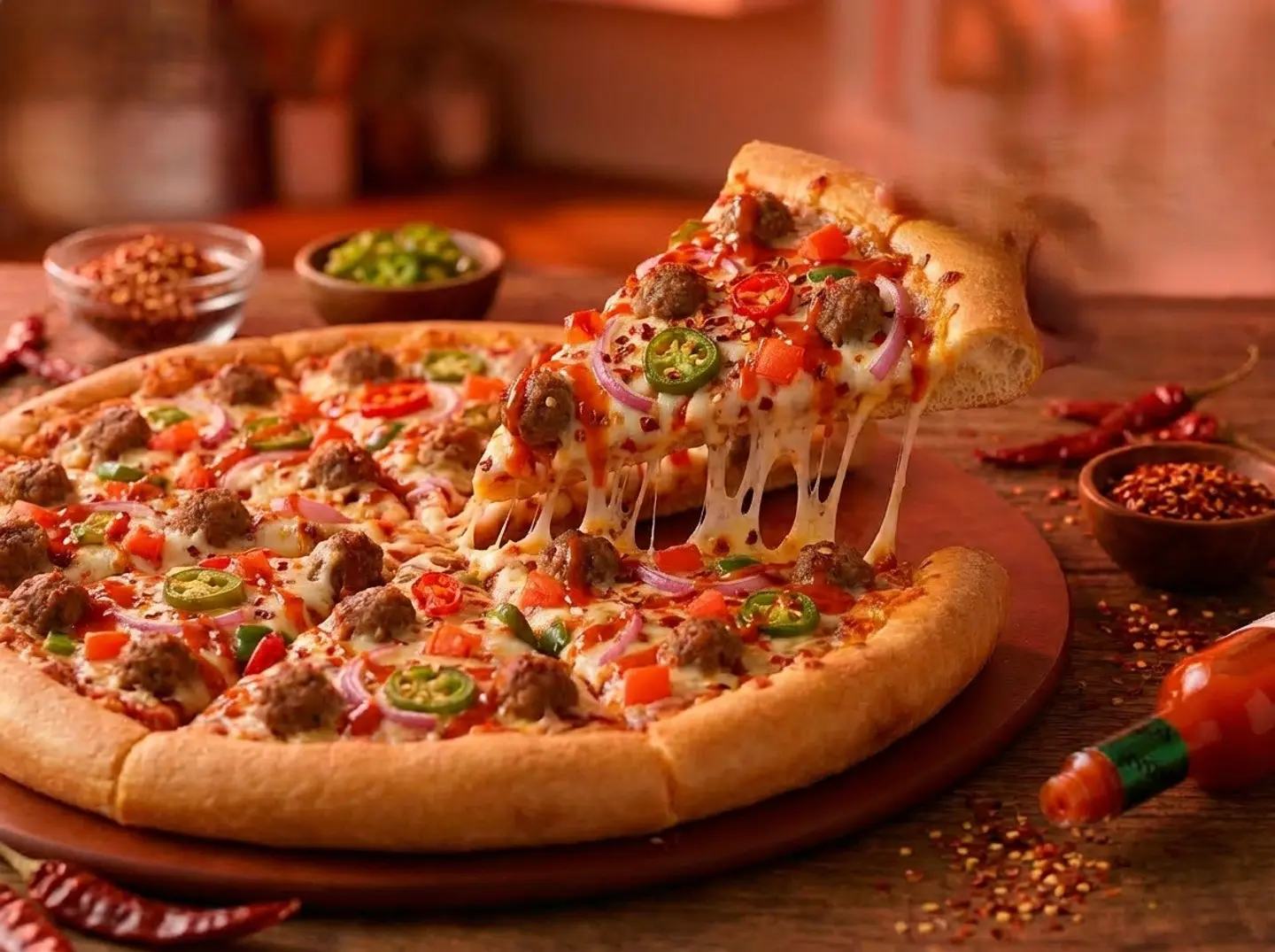 Spicy Hot Pizza - Mini