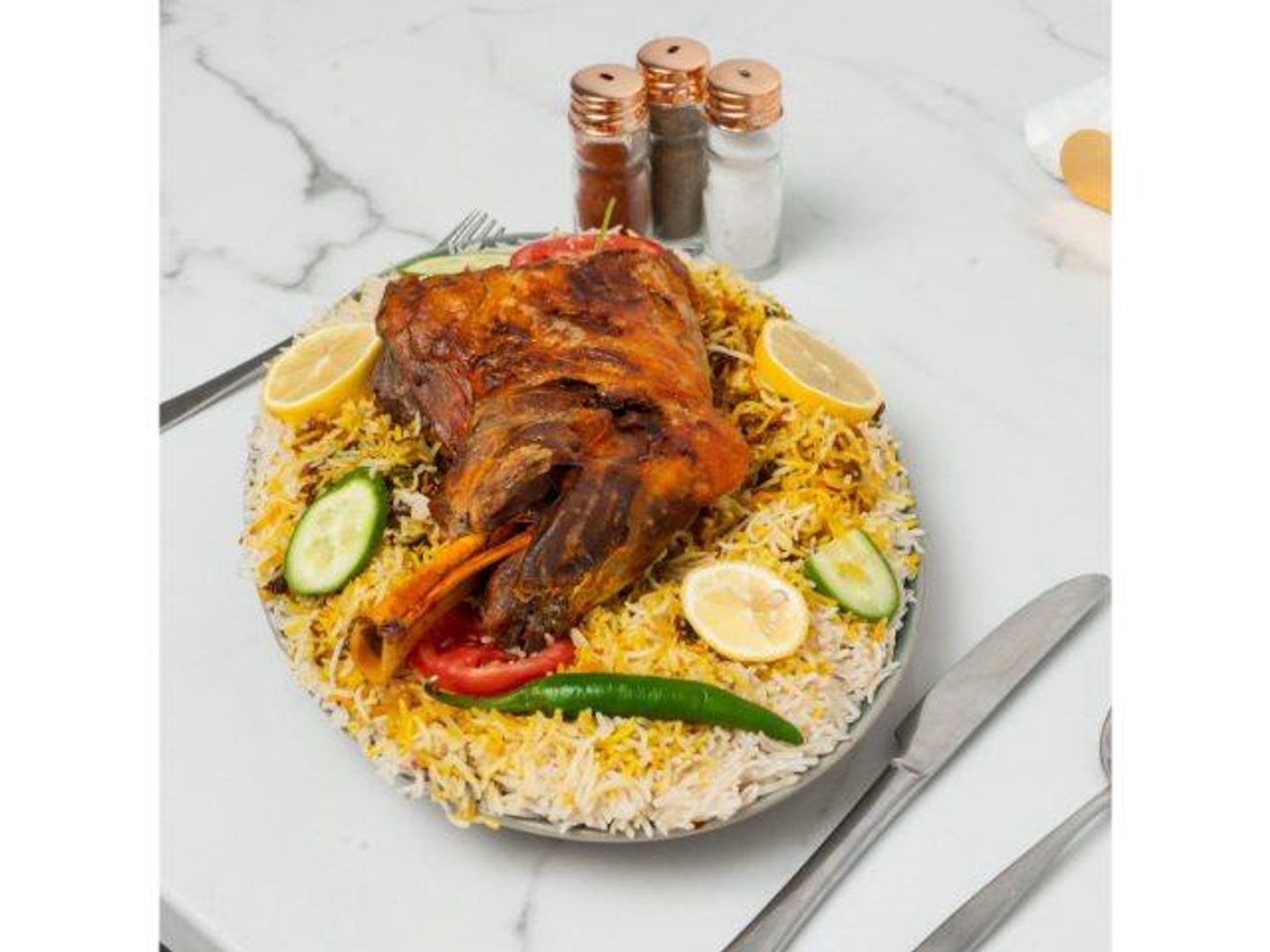 دجاج شواية مع الارز - ربع