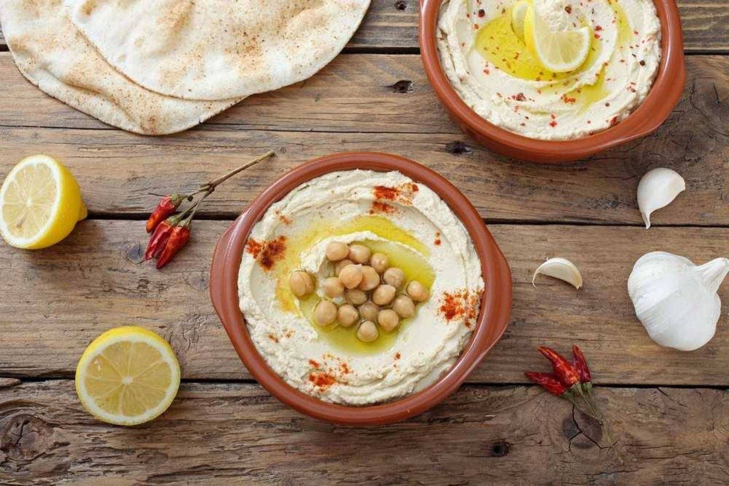 Hummus And Mtabbal - Small