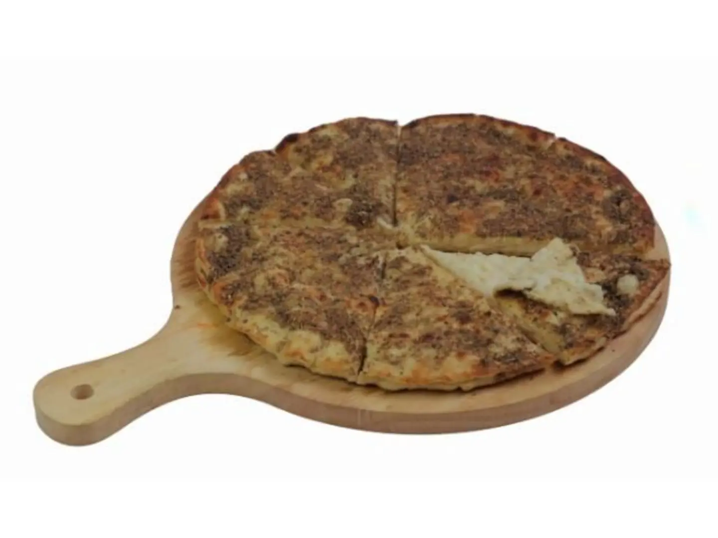 دوبلكس زعتر وجبنة قشقوان - عجين أبيض