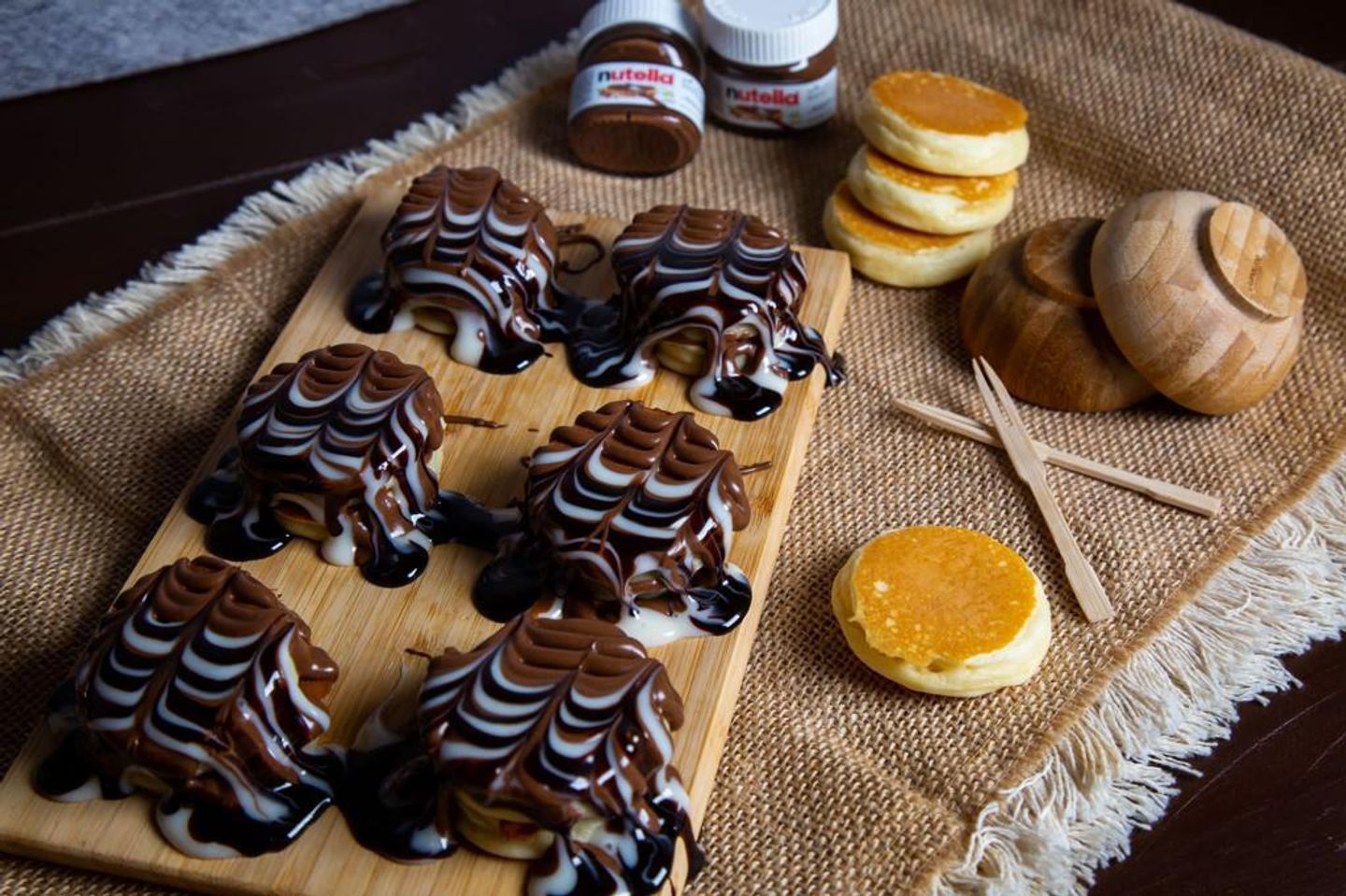 Mini Pancake Nutella - Small