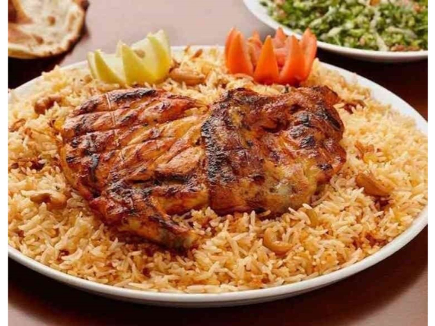 مظبي دجاج - نص حبة دجاج