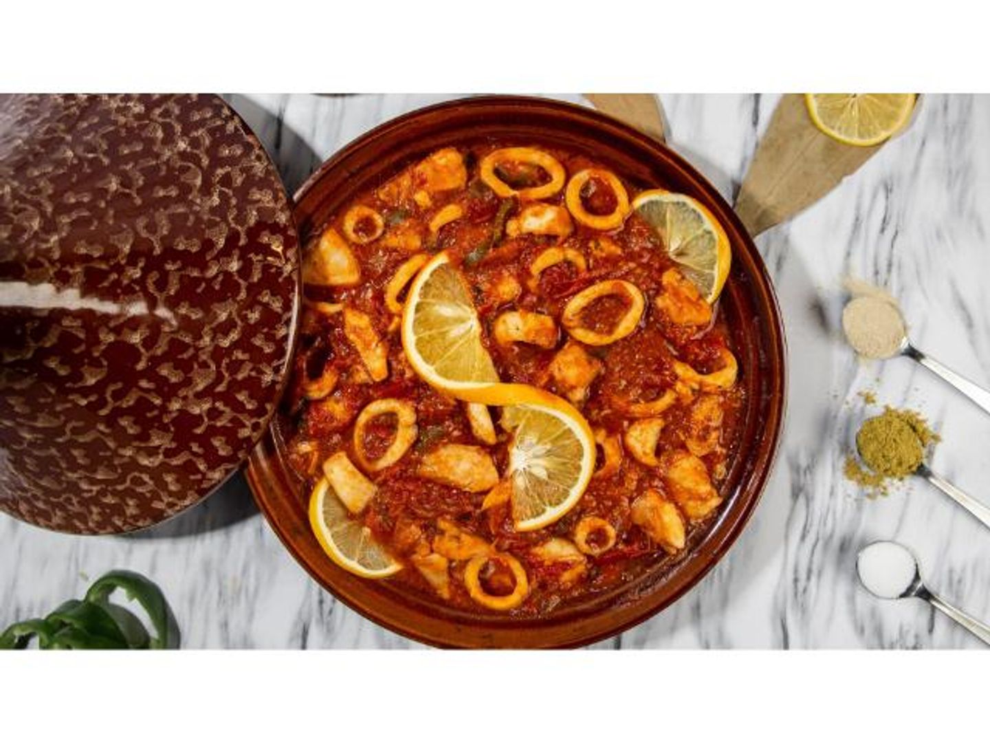 طاجن الصياد بالصوص الاحمر - صغير