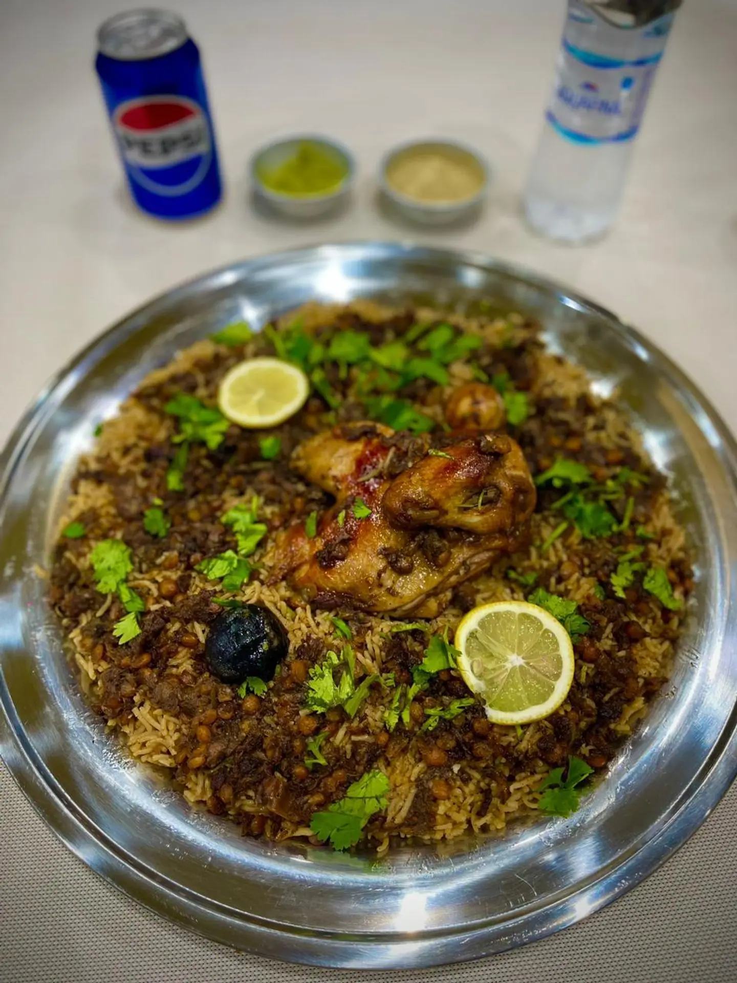 كبسة دماميه دجاج - نص دجاجة