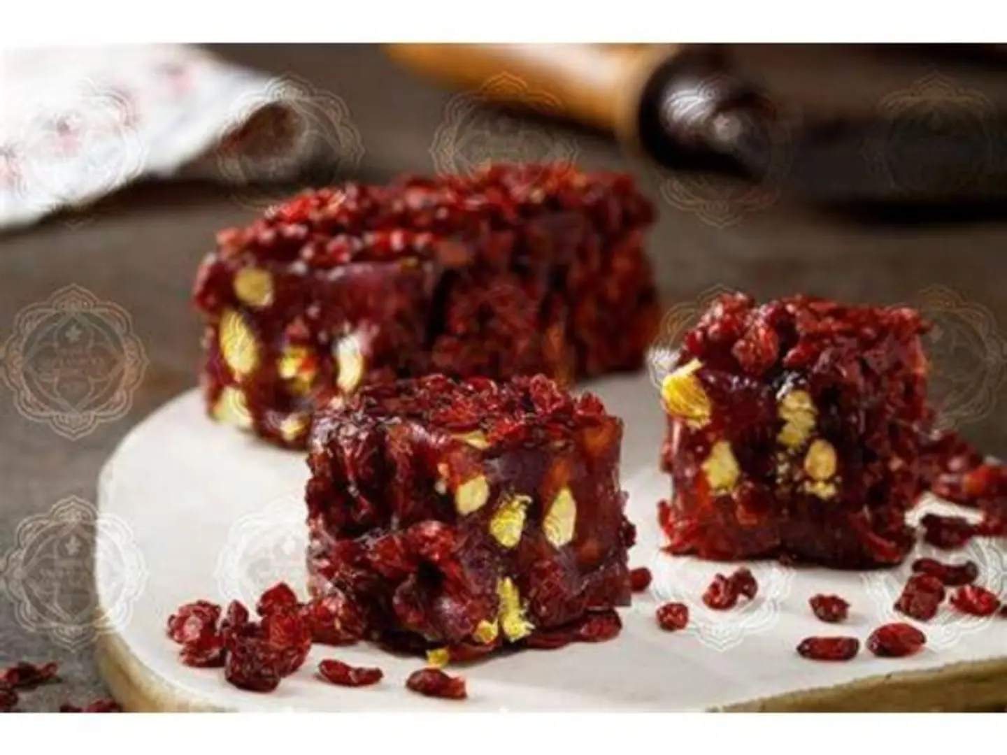 حلقوم رمان زركش - 250 جرام