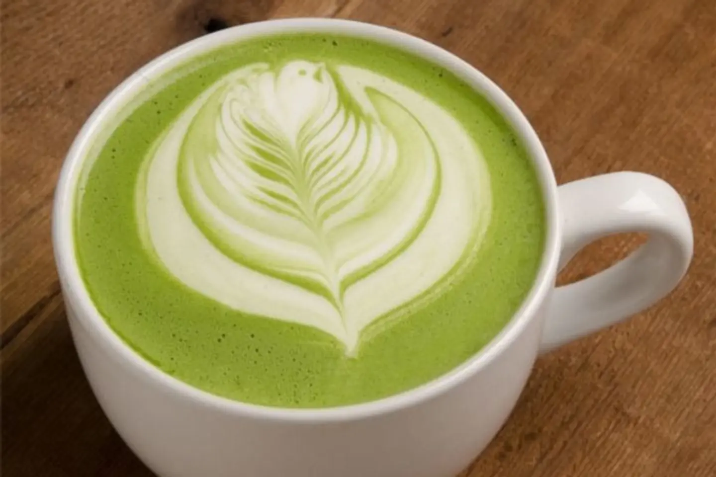 Hot Matcha Green Tea - Medium Size 9 Oz Cup