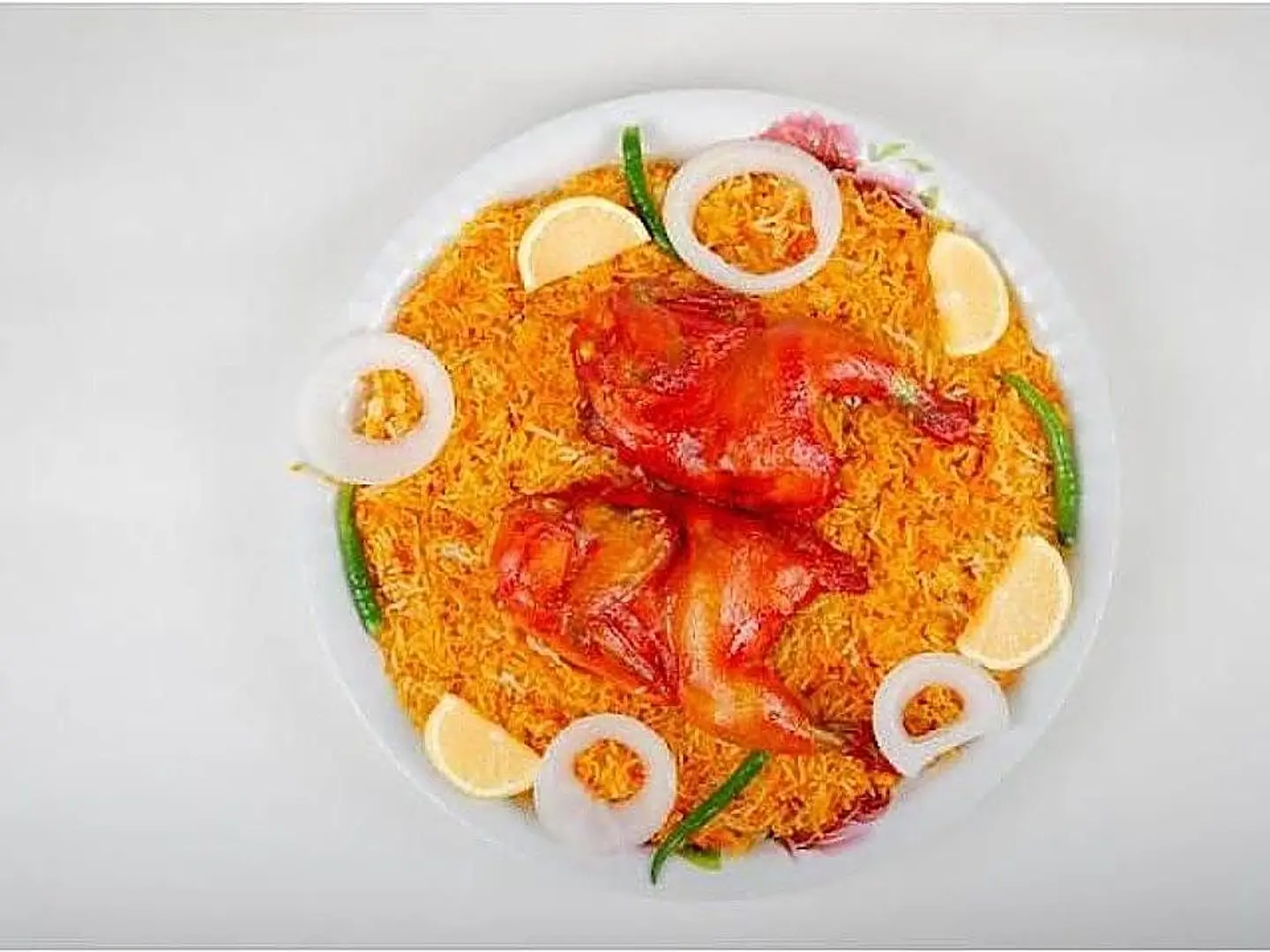 Whole Chicken Mandi With Biryani Rice - Small