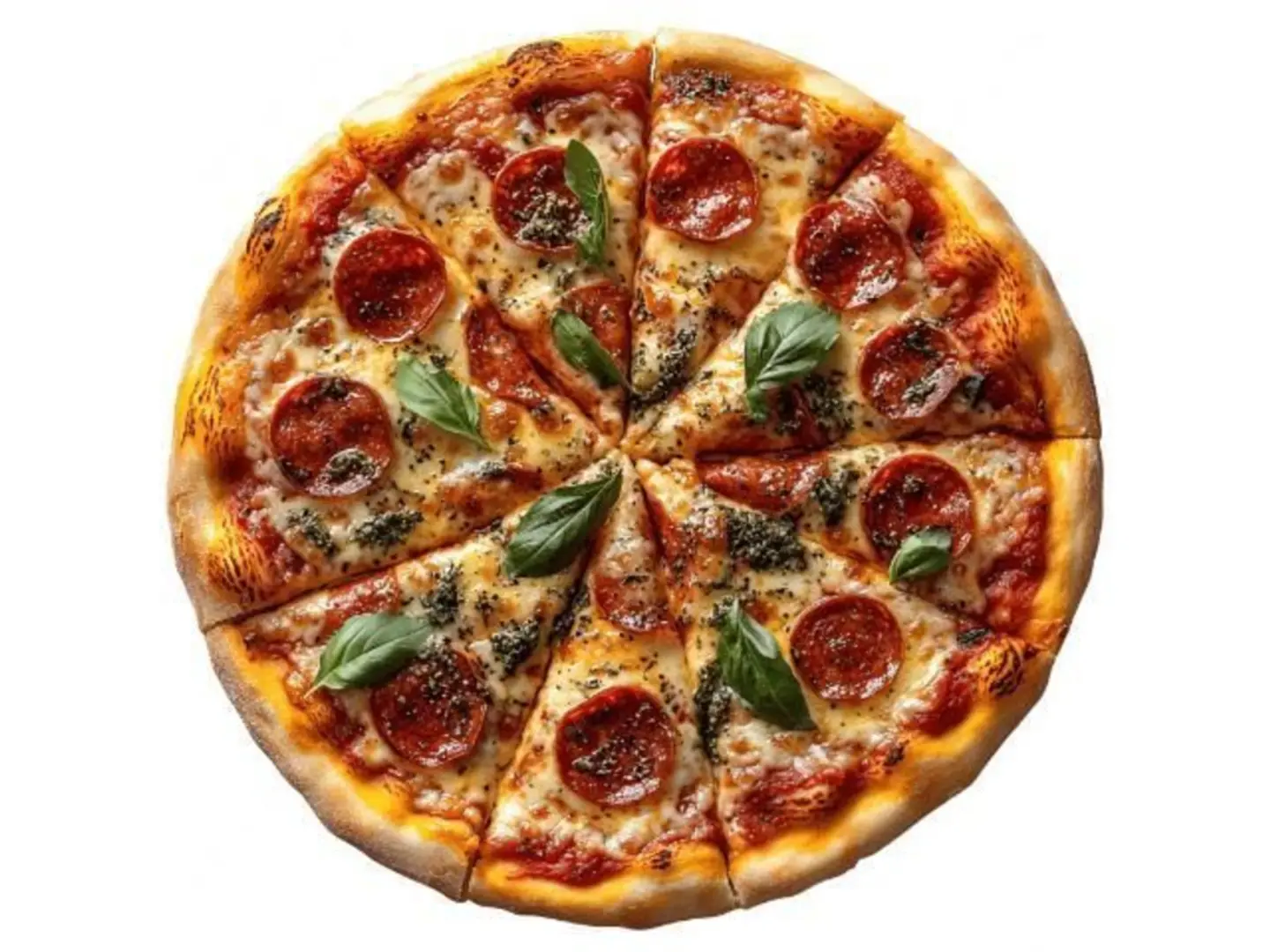 بيتزا ببروني - وسط