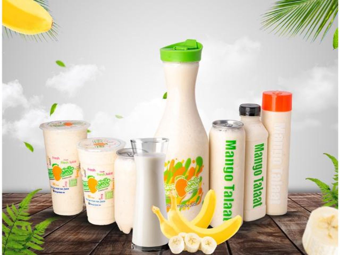 Banana With Milk Juice - Medium