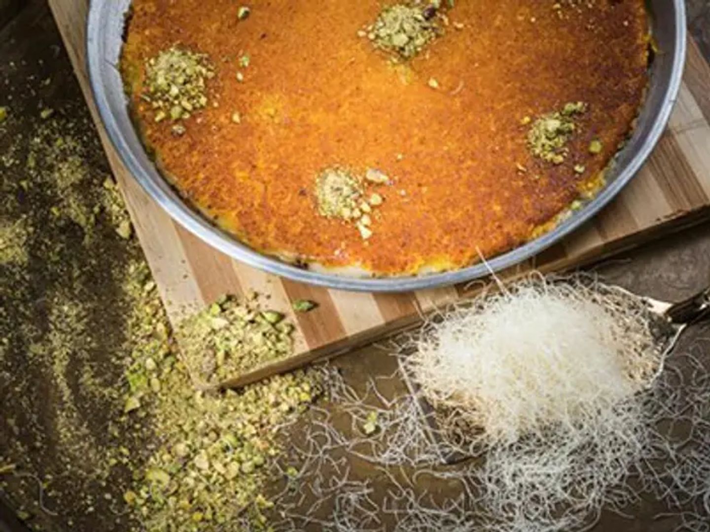 كنافة ناعمة بالجبنة - وسط