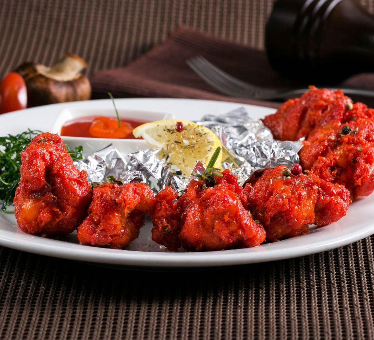Red Chicken With Sauce - Medium