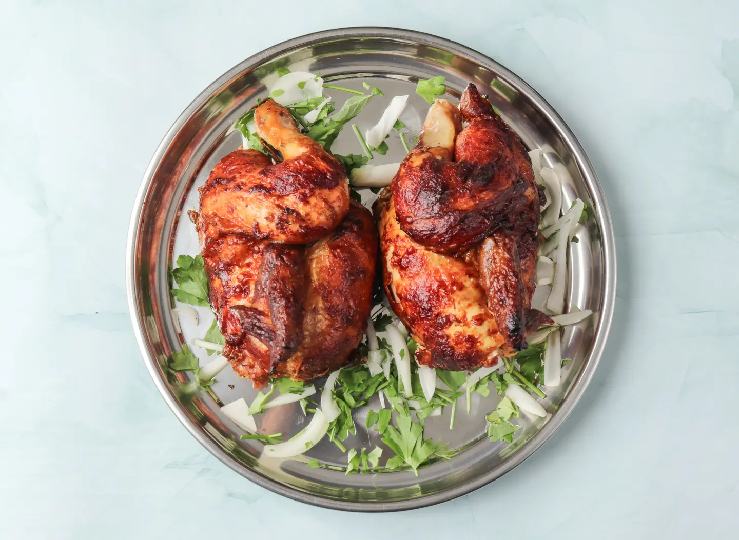 Grill With Rice - Half A Chicken