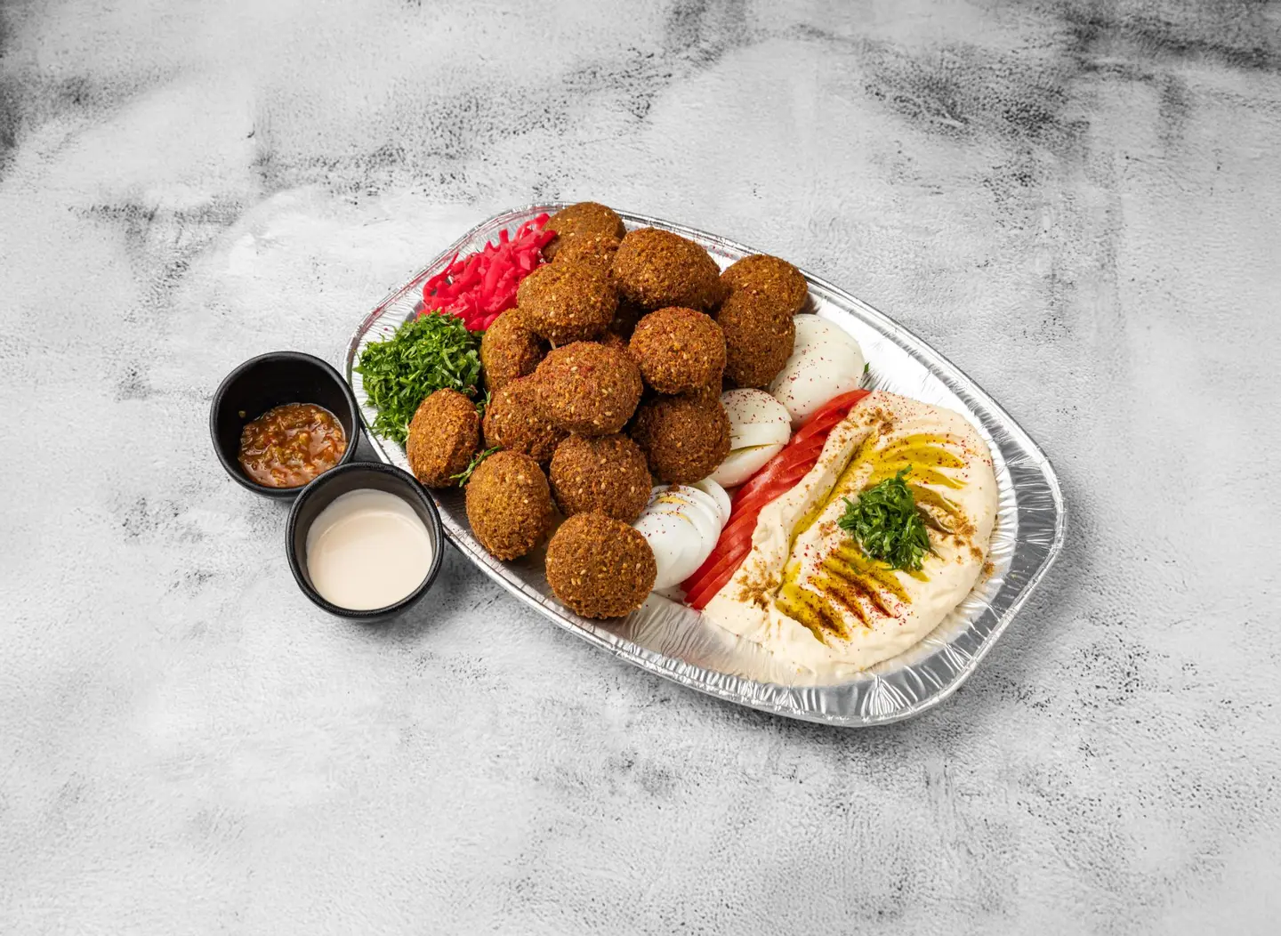 صحن فلافل - صغير
