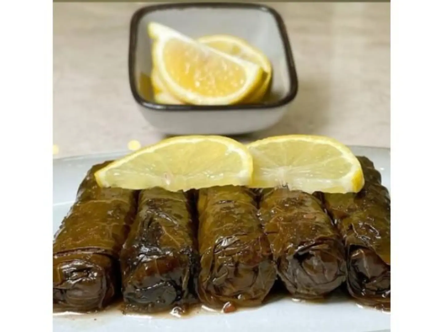 Lemon Grape Leaves - 5 Pieces