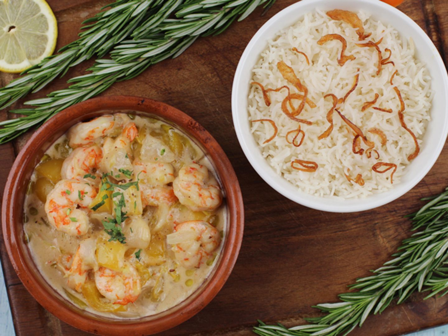 طاجن روبيان كريمة - صغير