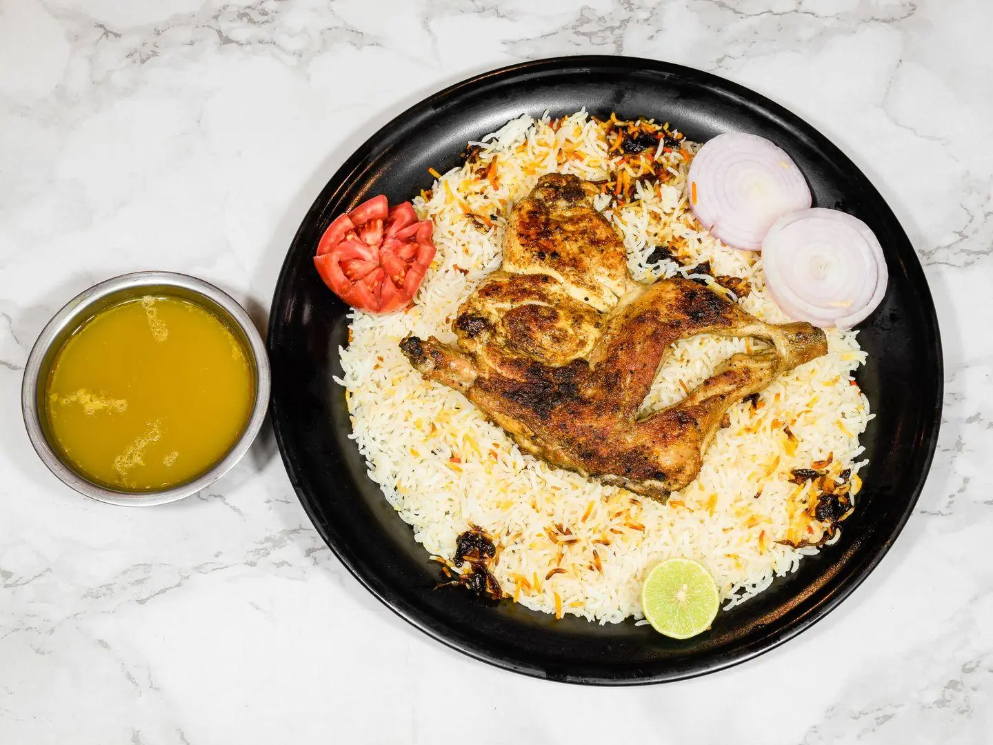 مظبي - نص حبة دجاج