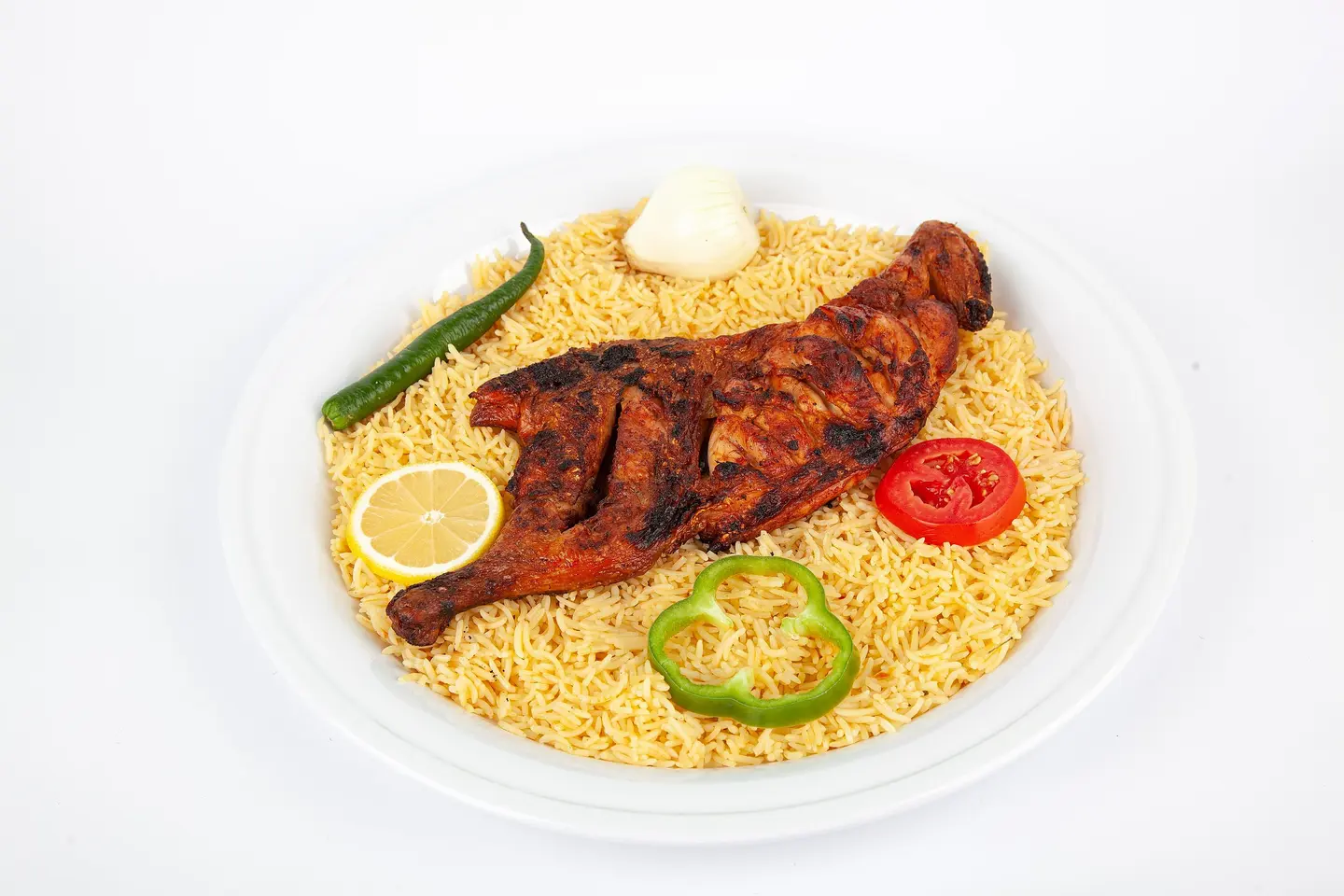 Whole Charcoaled Chicken - With Rice