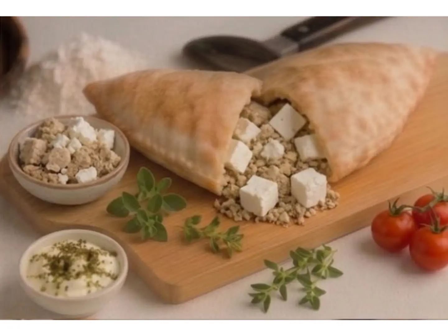 Halawa Tahini With White Cheese Pie - Large