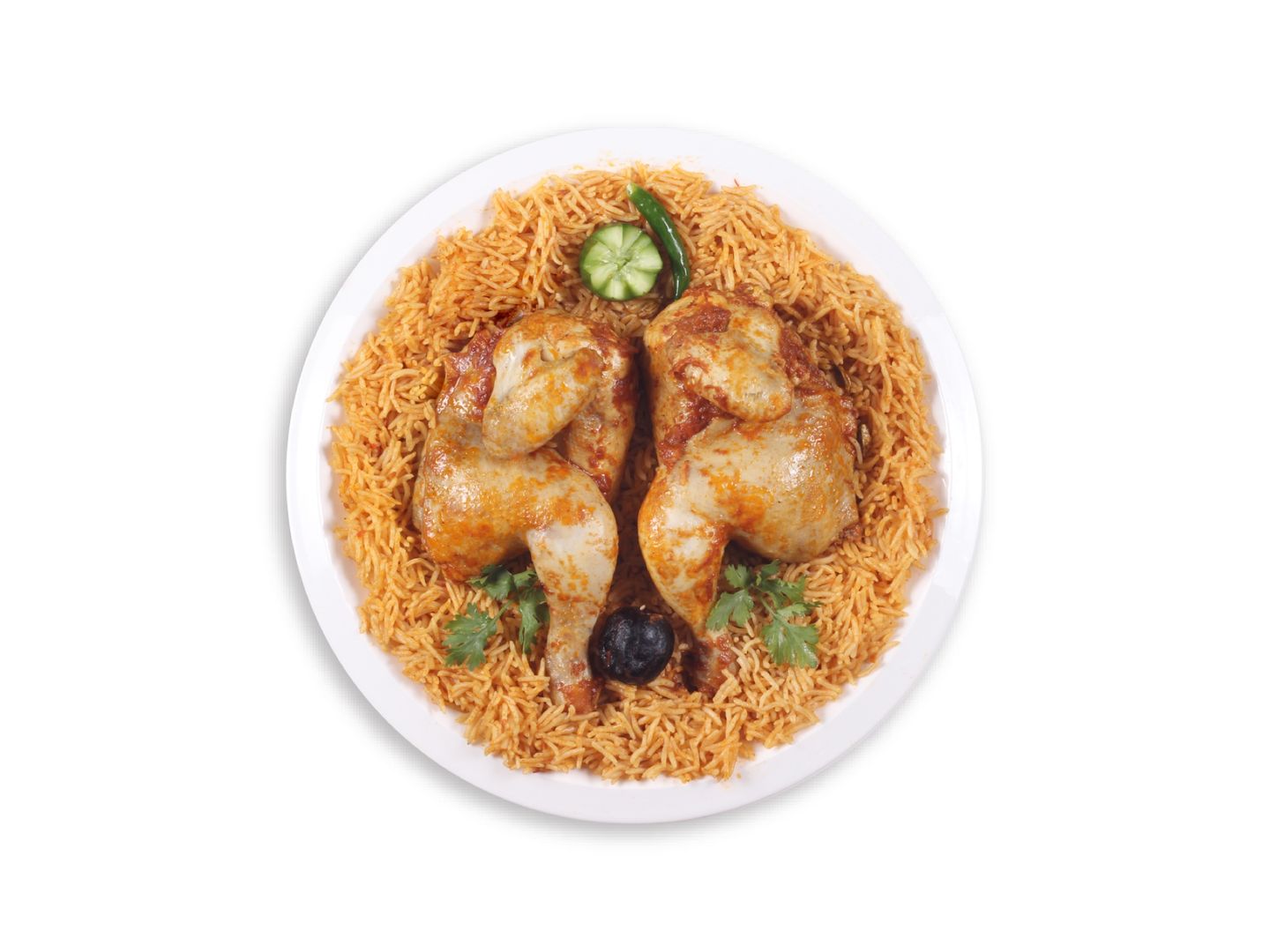 دجاج مضغوط - نص حبة دجاج
