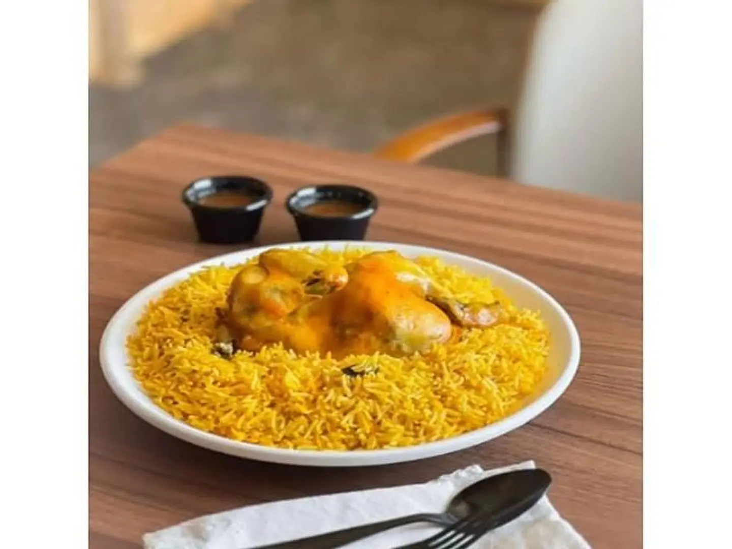 Half Chicken Mandi With Biryani Rice - Small