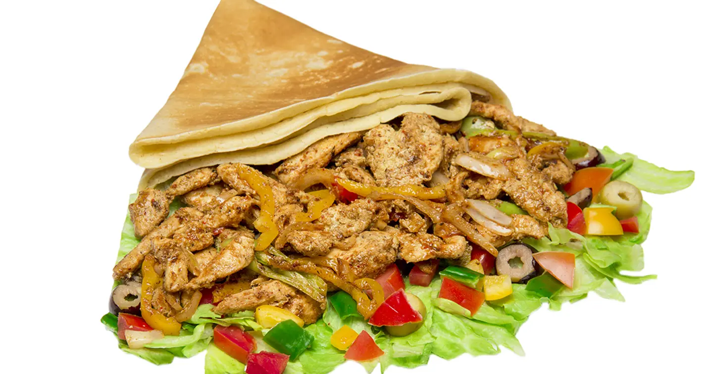 Chicken Shawarma Crepe - Triangle