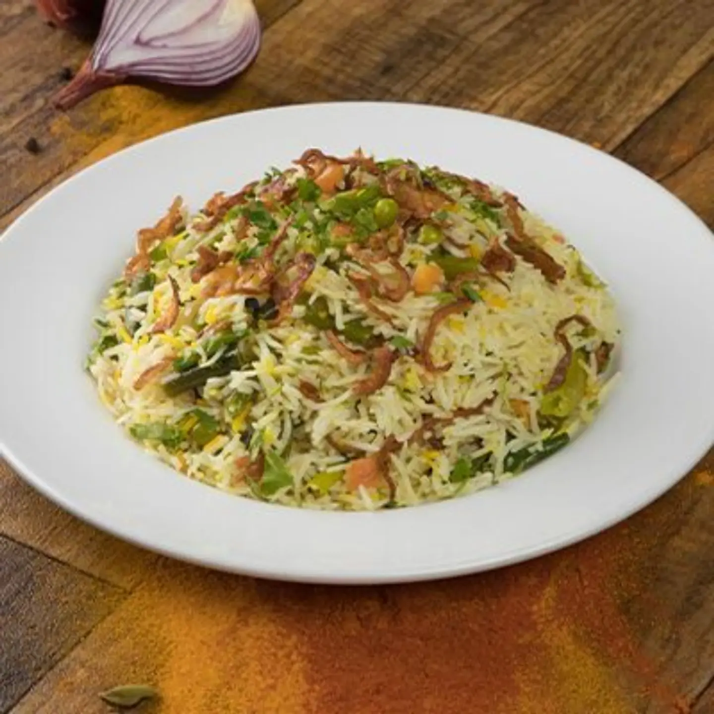 Sabzi Palao - Shrimp