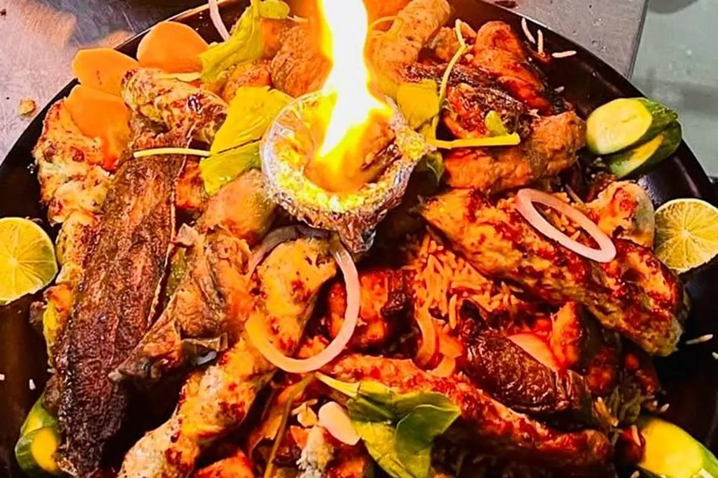 Platter In Kabul Pulao - Half