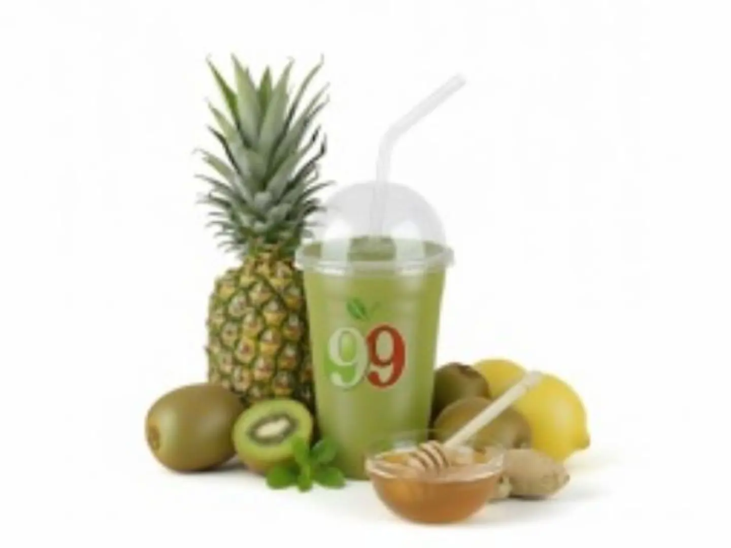 عصير مضاد - كوب وسط