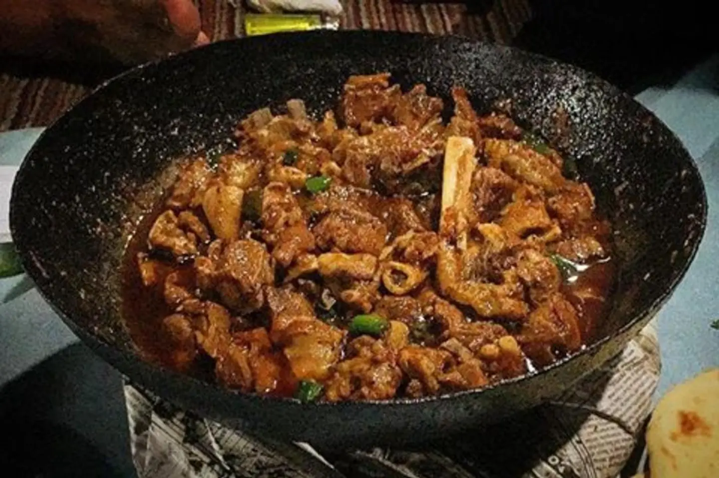 Mutton Shinwari Karahi - Half A Chicken